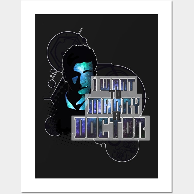 Marry a Doctor Tennant Wall Art by RileyRiot